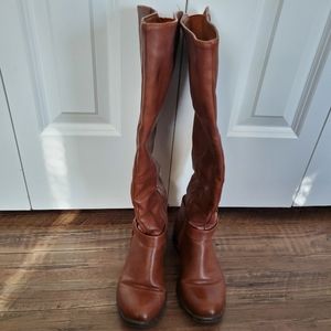 Kohls size 7.5 wide calf knee high boots